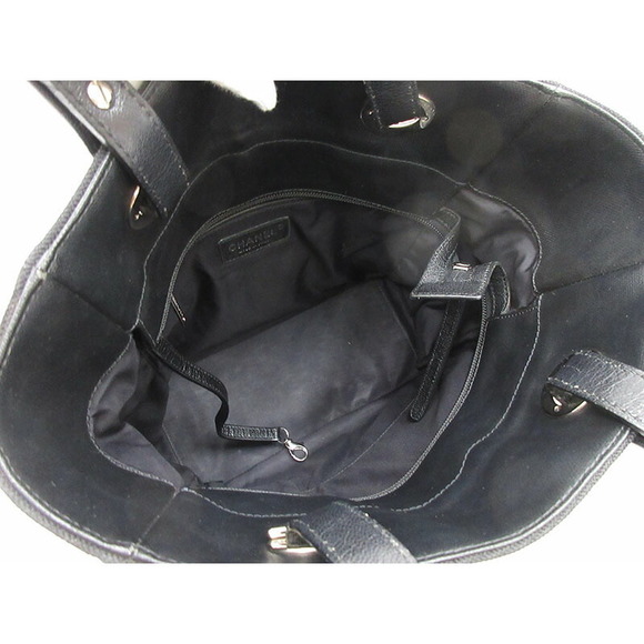 CHANEL Paris Biarritz Tote Bag PM Black - Picture 8 of 11